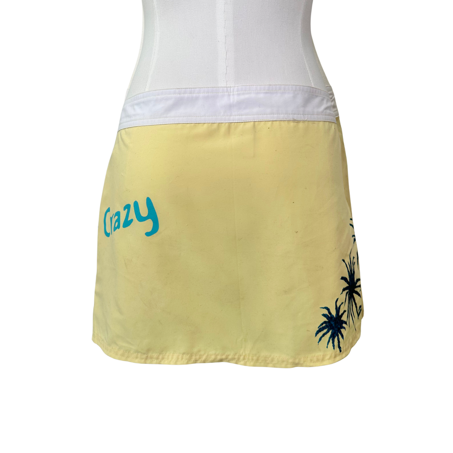 Yellow Stir Crazy Mini Skirt