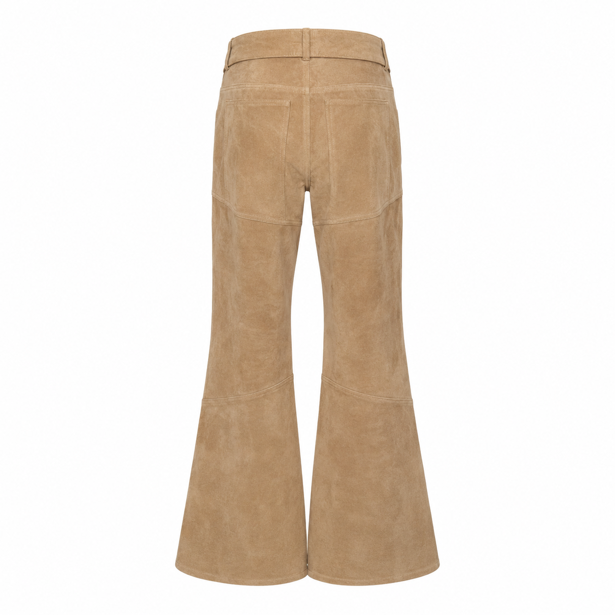 Suede Belt Detail Pants