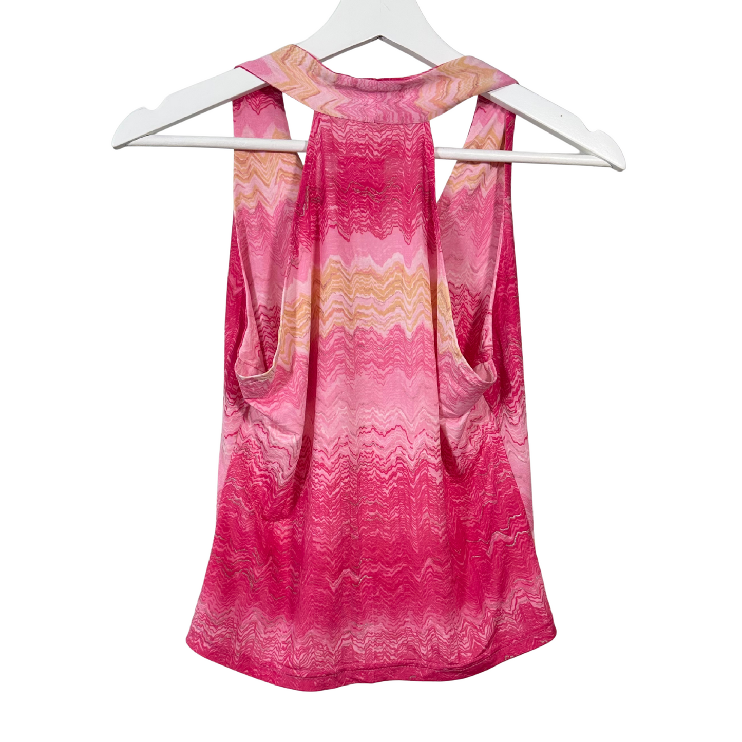 Pink/Gold Shimmer Halter Top