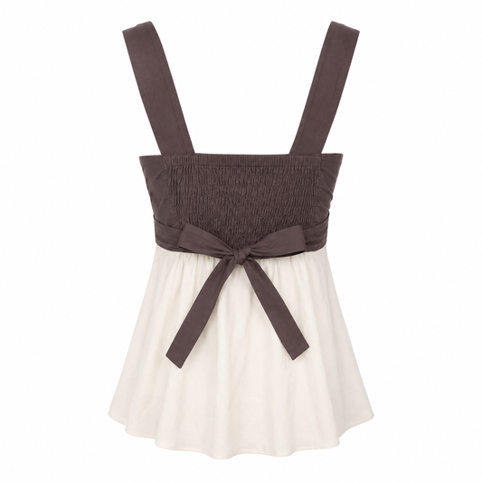 Sinched Tie Top