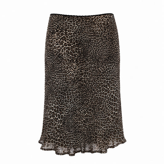 Leopard Midi Skirt