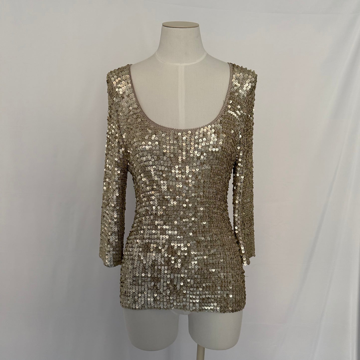 Gold Sequin Top