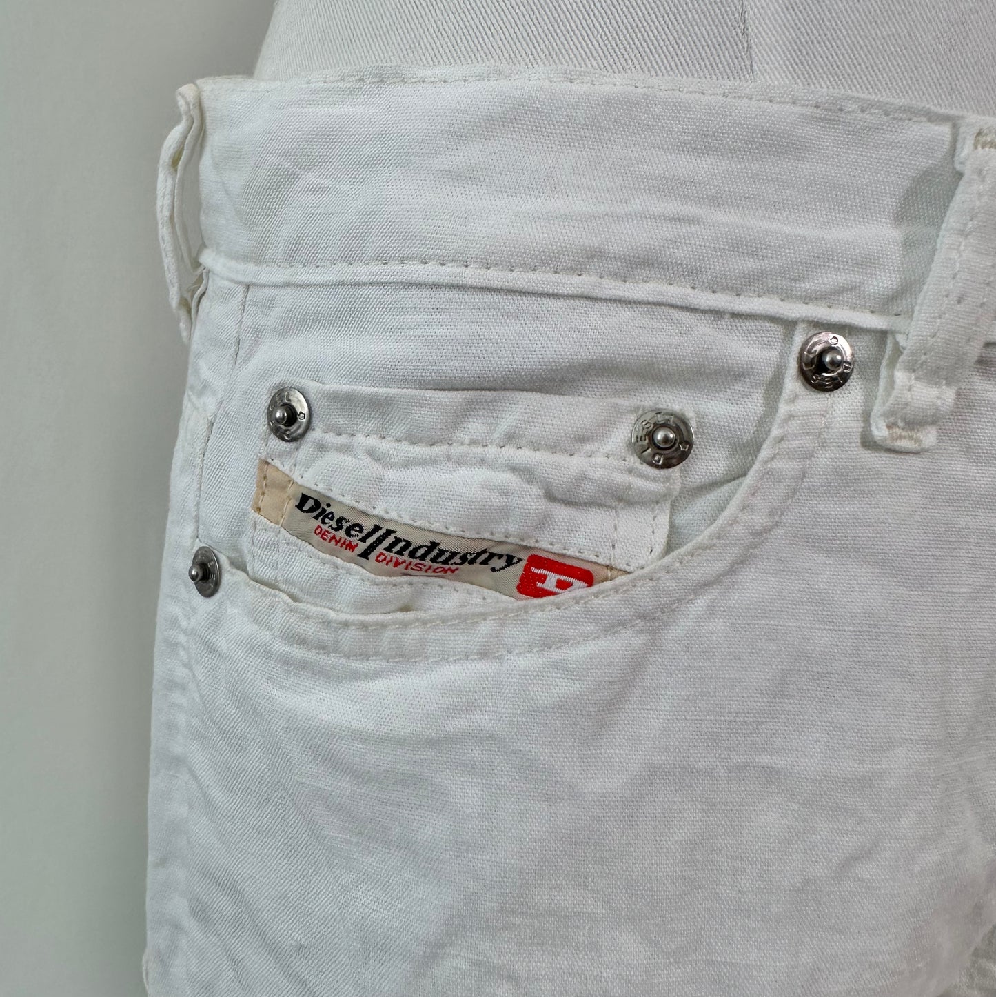 Low Waist Diesel Linen Pants