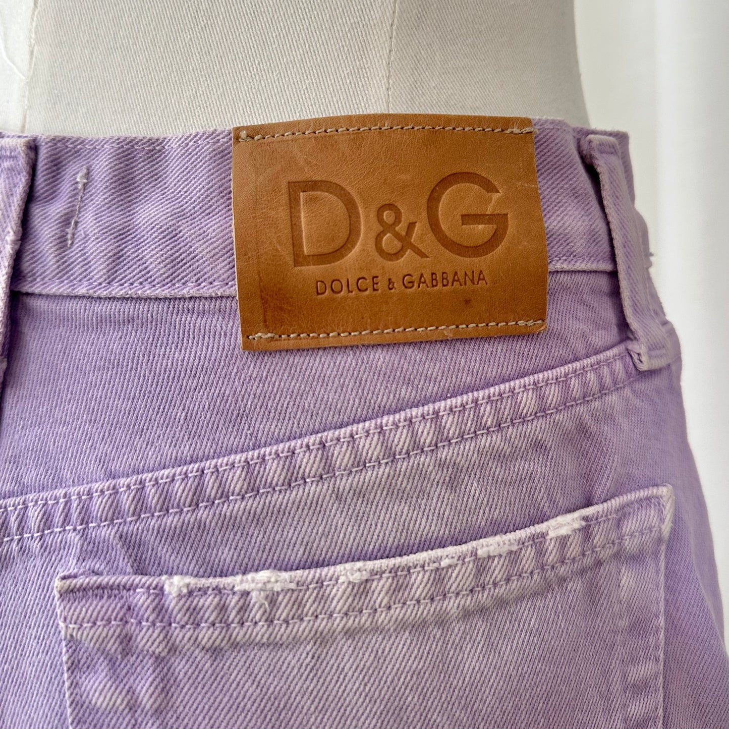 Lilac D&G Denim Skirt
