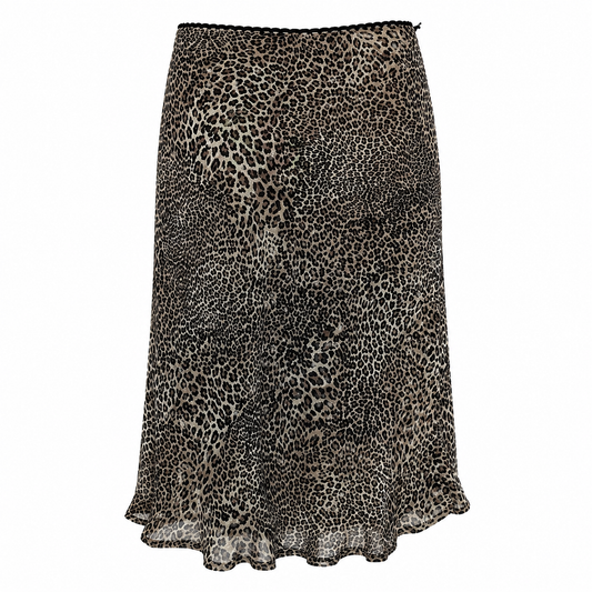 Leopard Midi Skirt