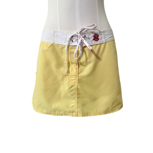 Yellow Stir Crazy Mini Skirt