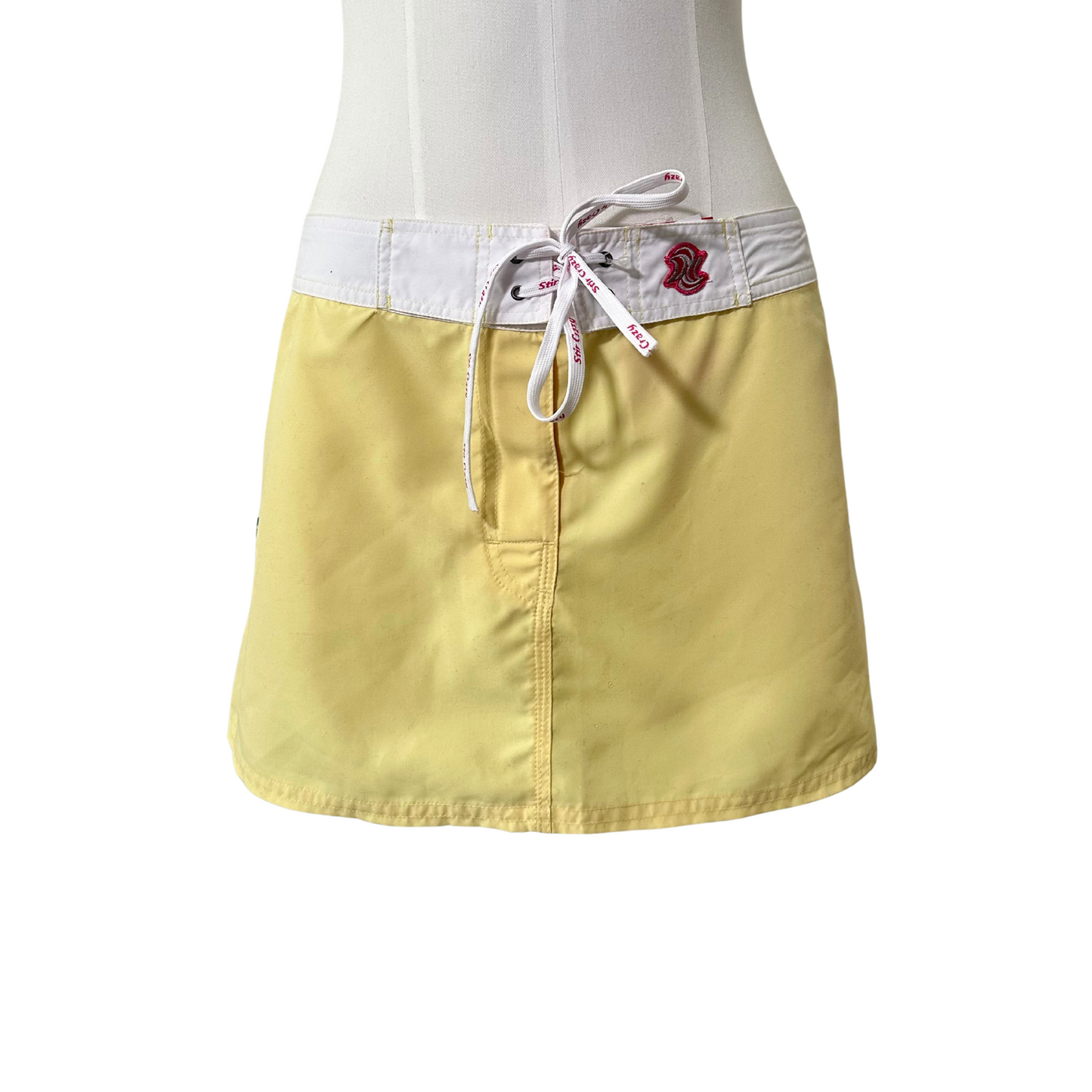 Yellow Stir Crazy Mini Skirt