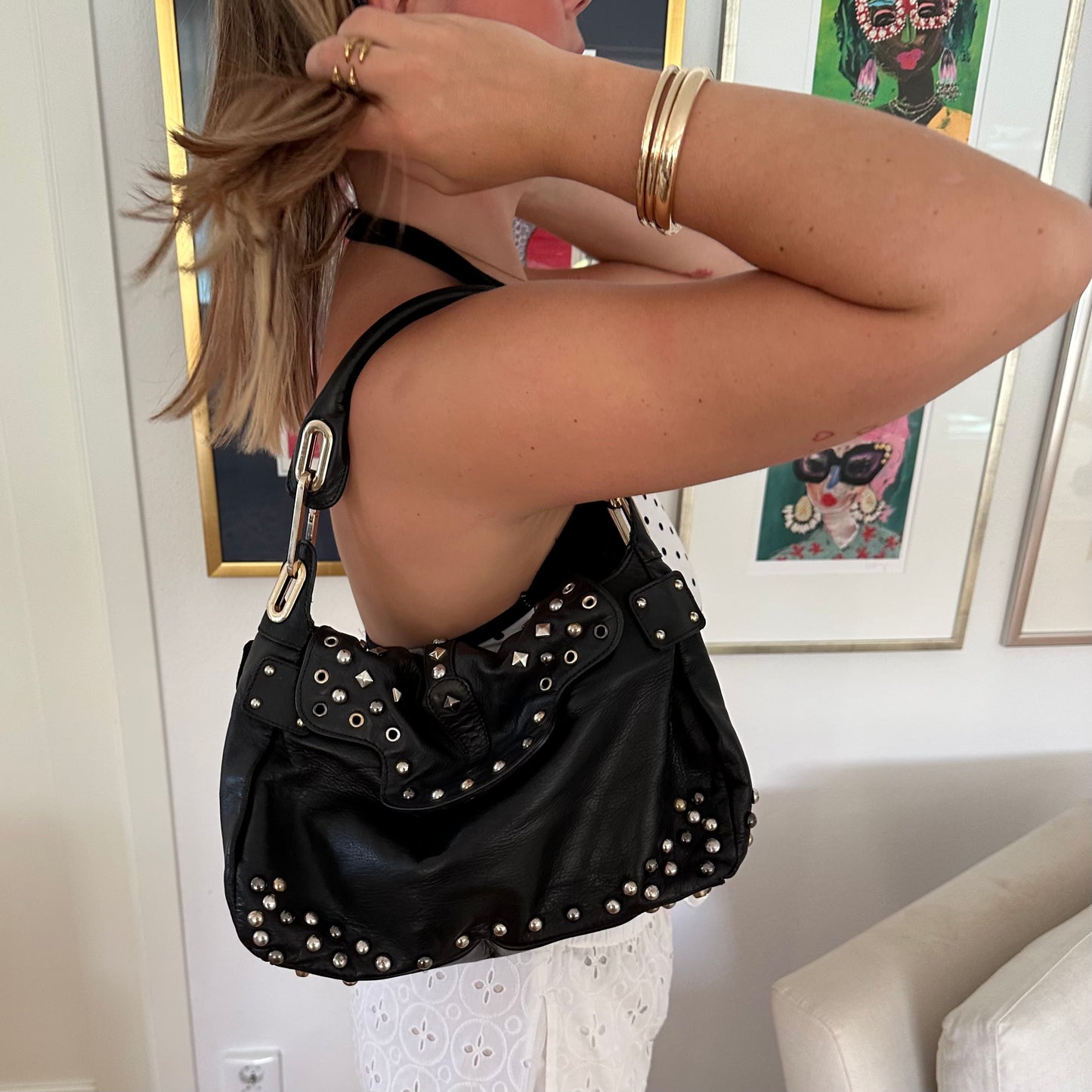 Jimmy Choo x H&M Studded Bag