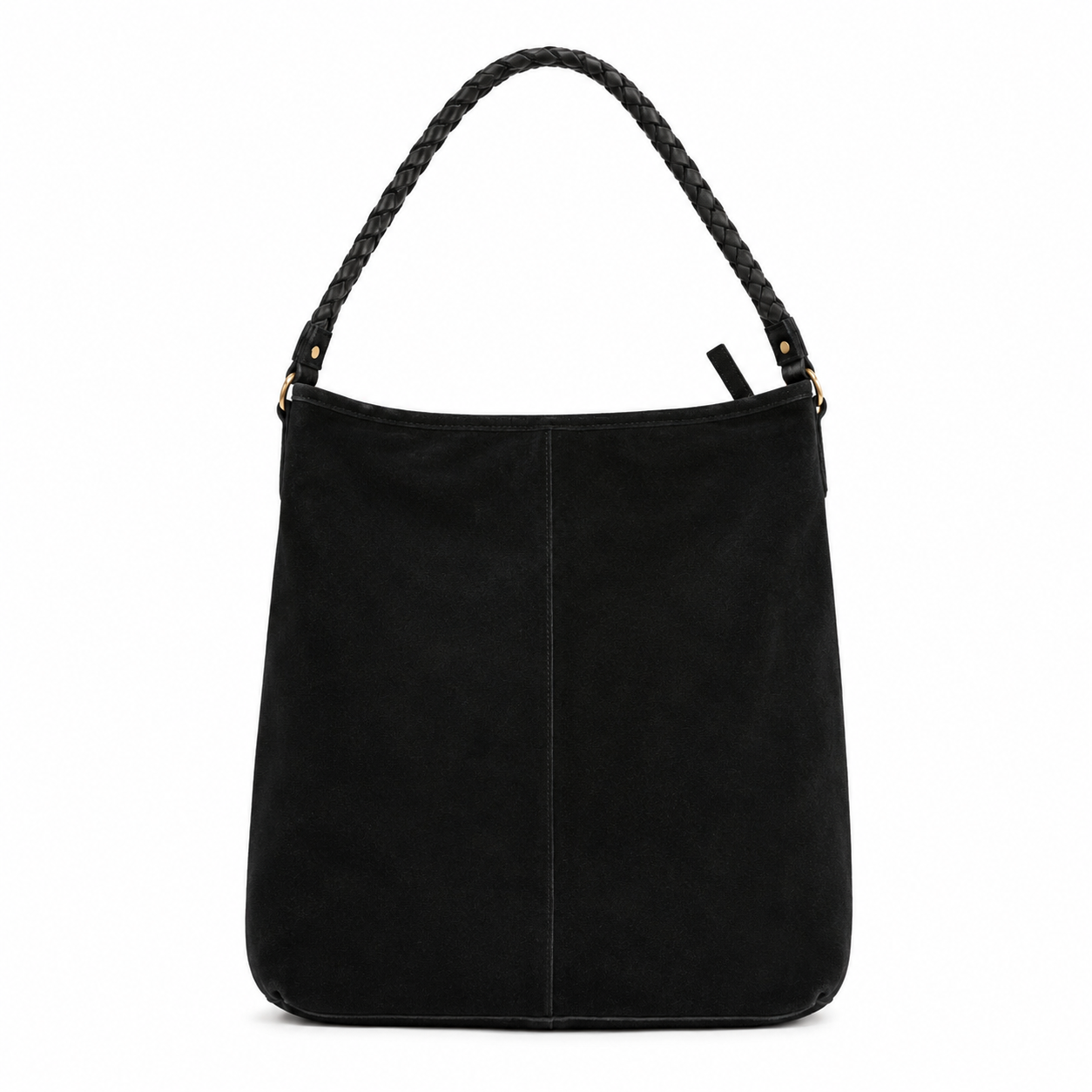 Studded Cow Hide Bucket Bag