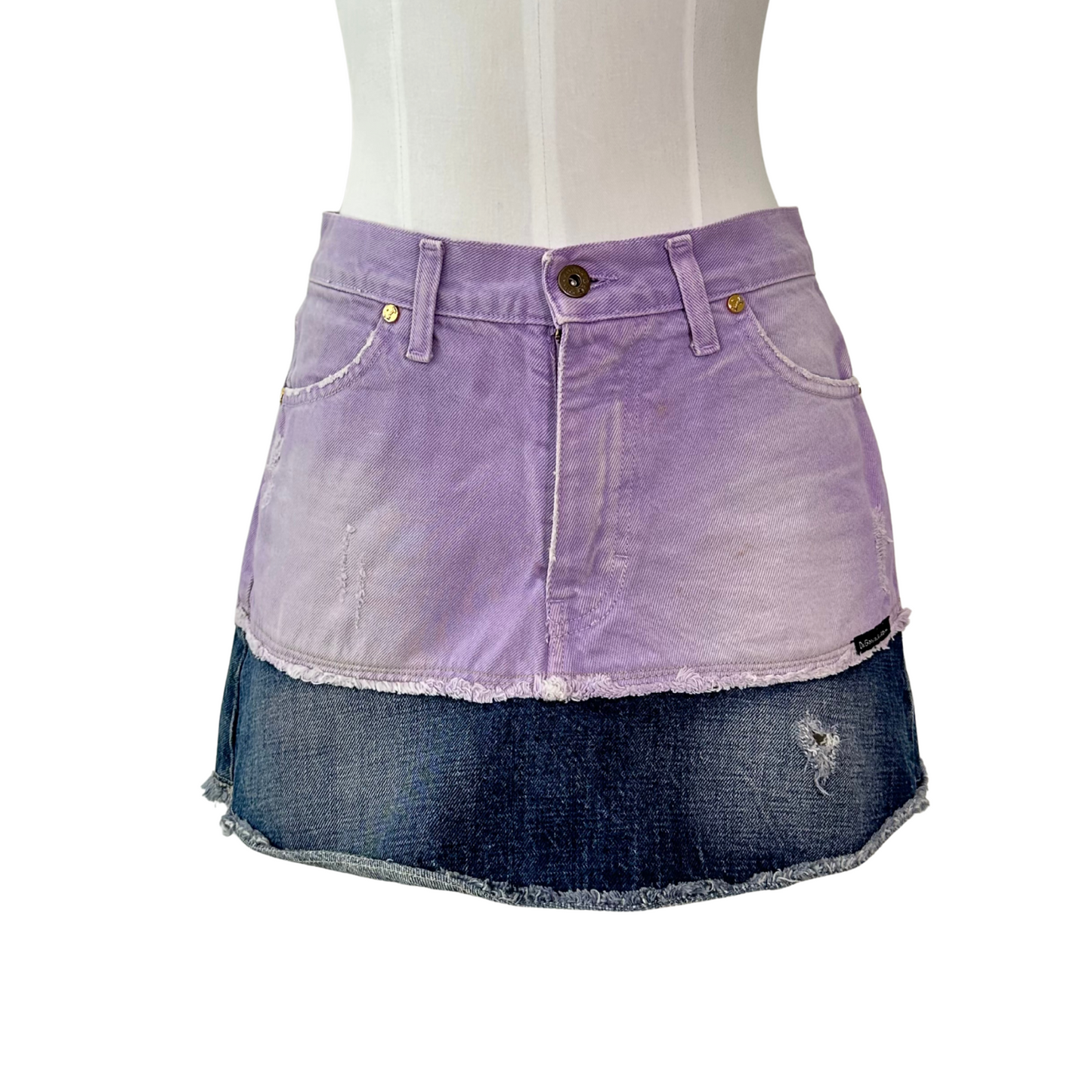 Lilac D&G Denim Skirt