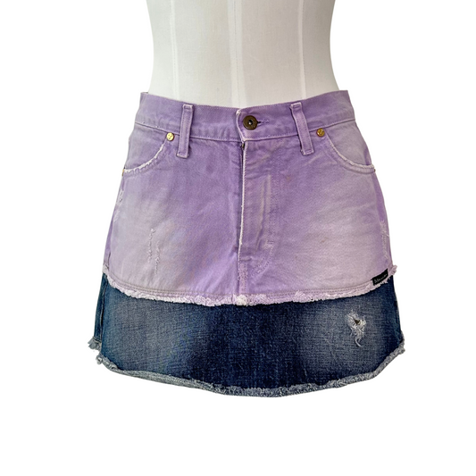 Lilac D&G Denim Skirt