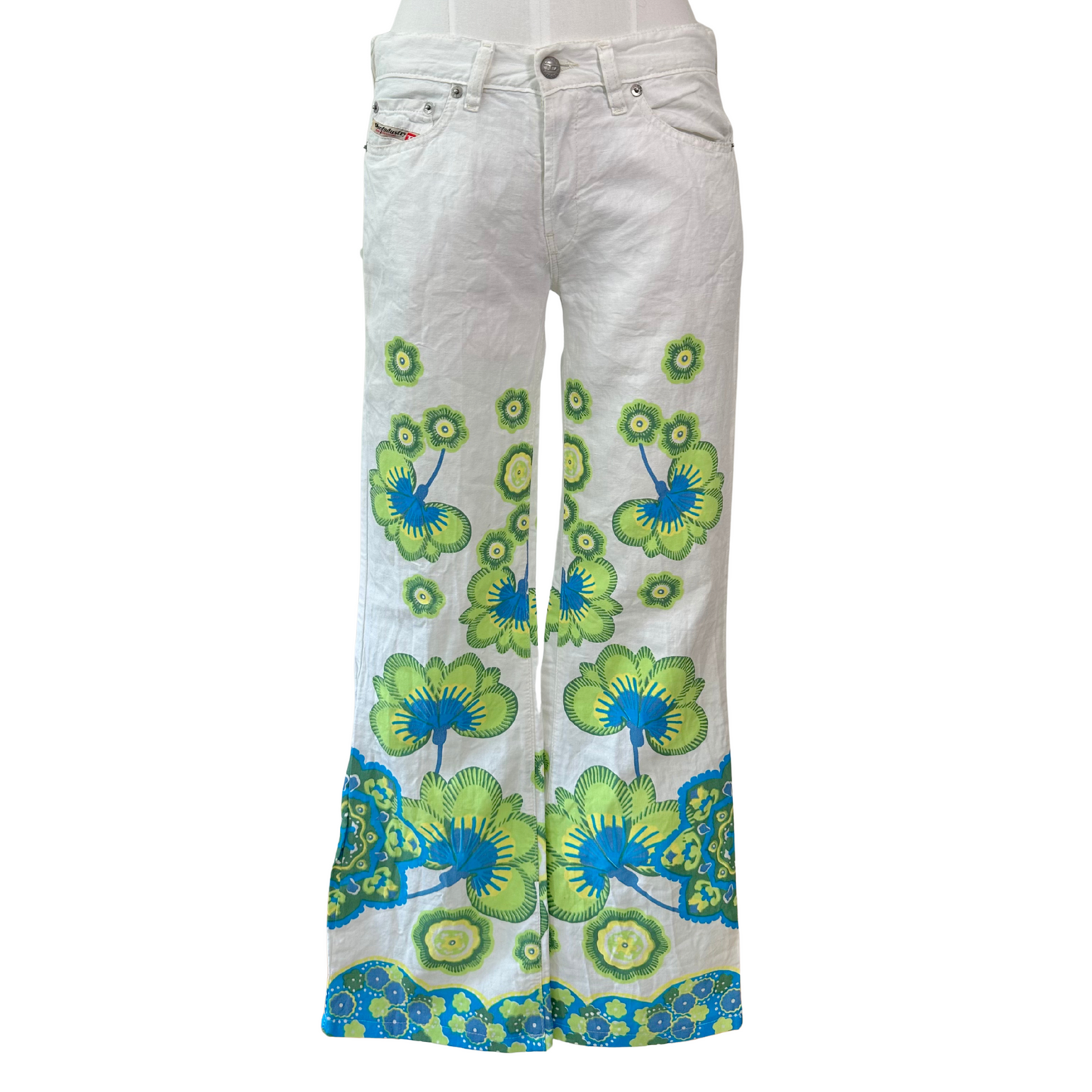 Low Waist Diesel Linen Pants