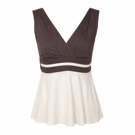 Sinched Tie Top