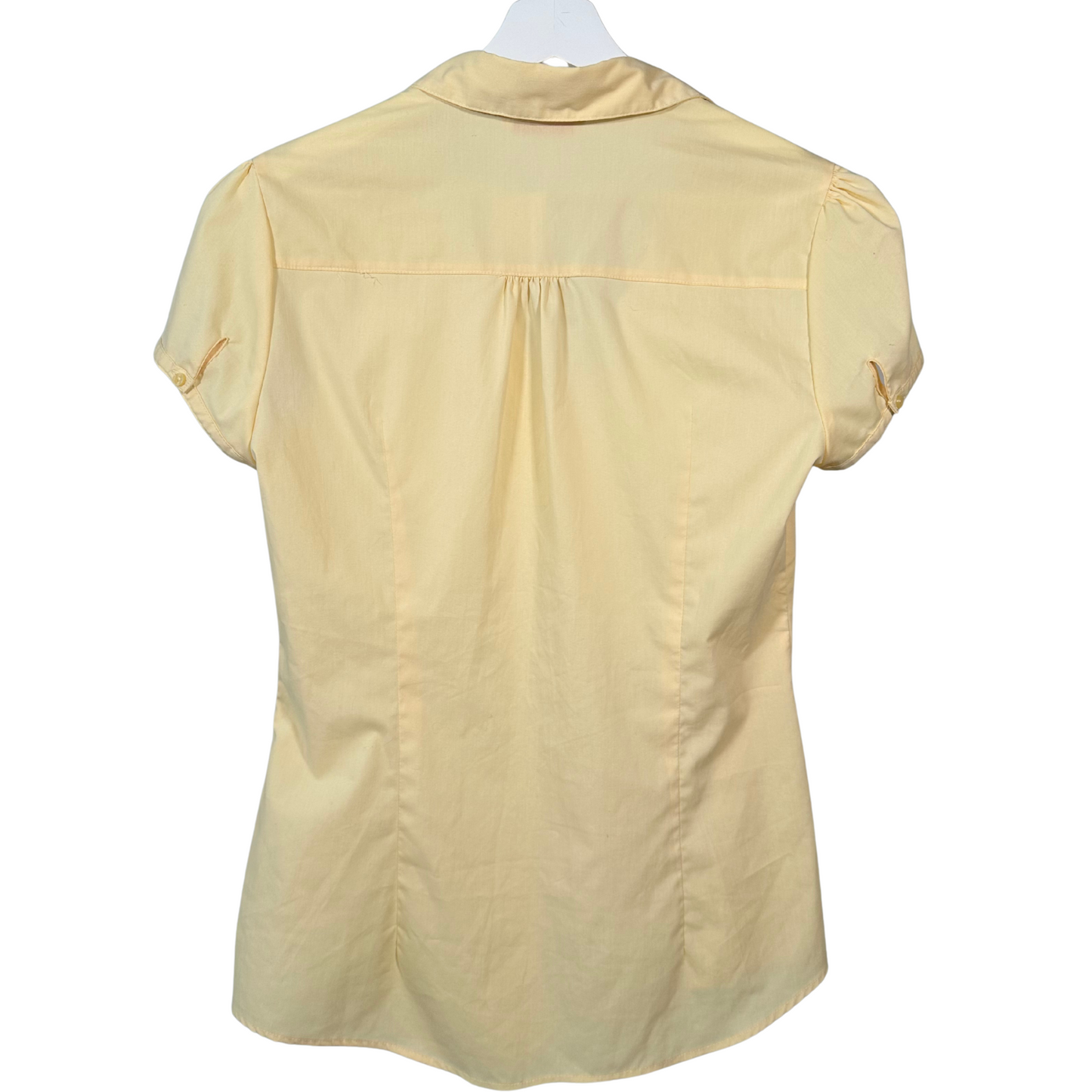 Yellow Button Up Blouse