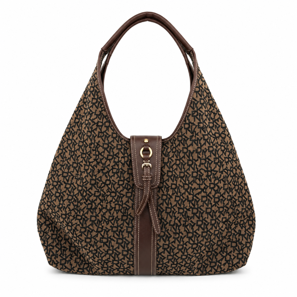 DKNY Monogram Buckle Hobo