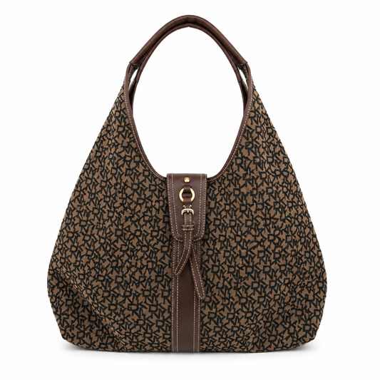 DKNY Monogram Buckle Hobo