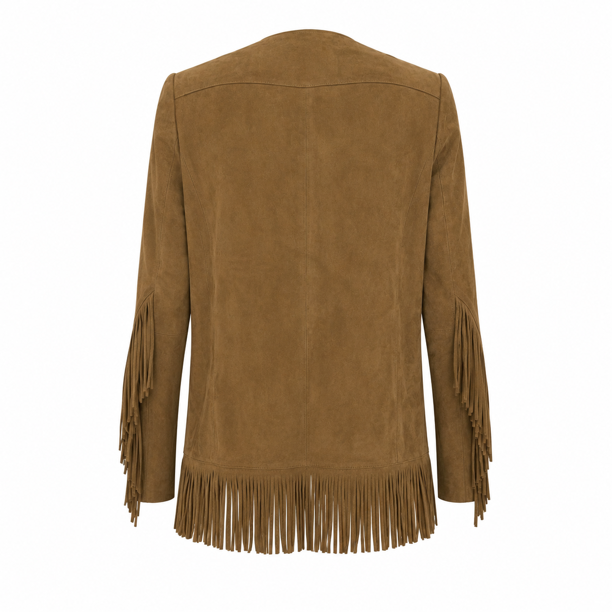 Maje Suede Fringe Jacket
