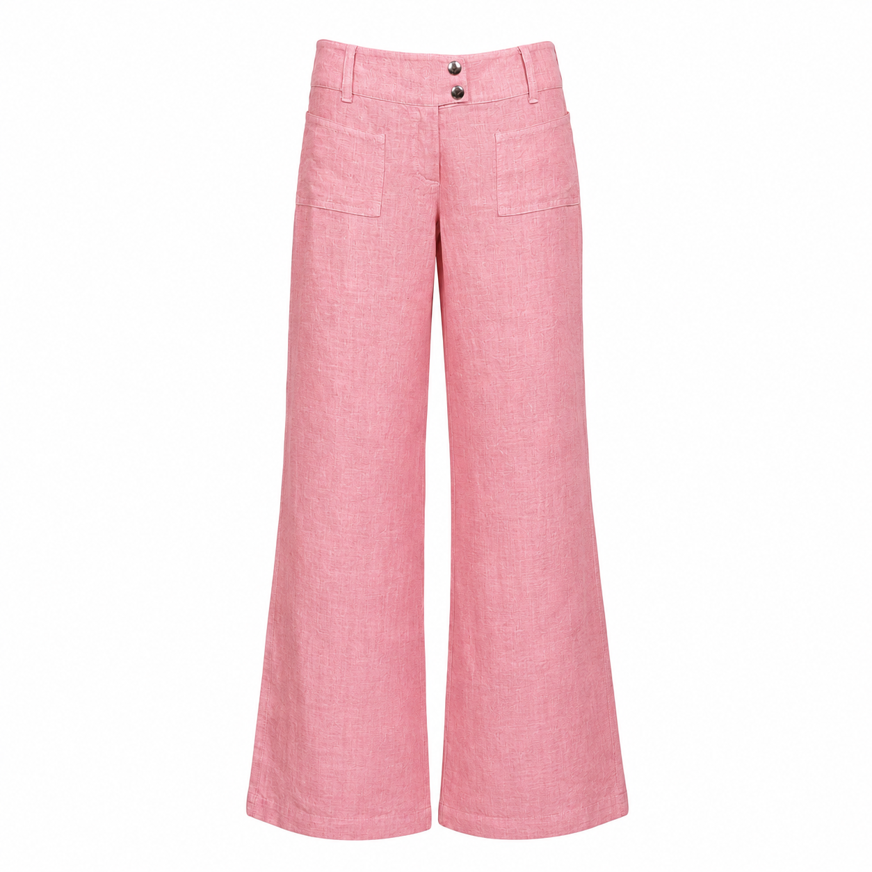 Pink Linen Detail Pants