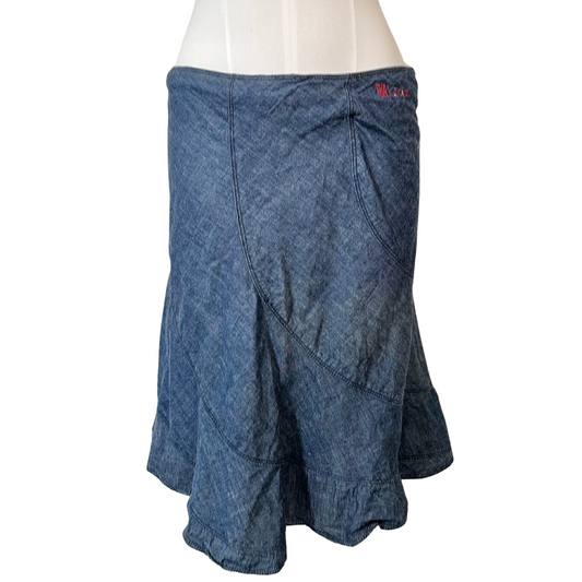 Denim Midi Skirt
