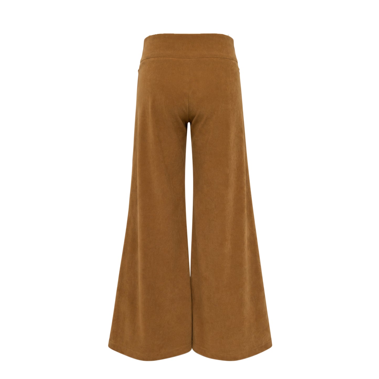 Camel Wide Leg Trousers with Tie Belt EU 36
