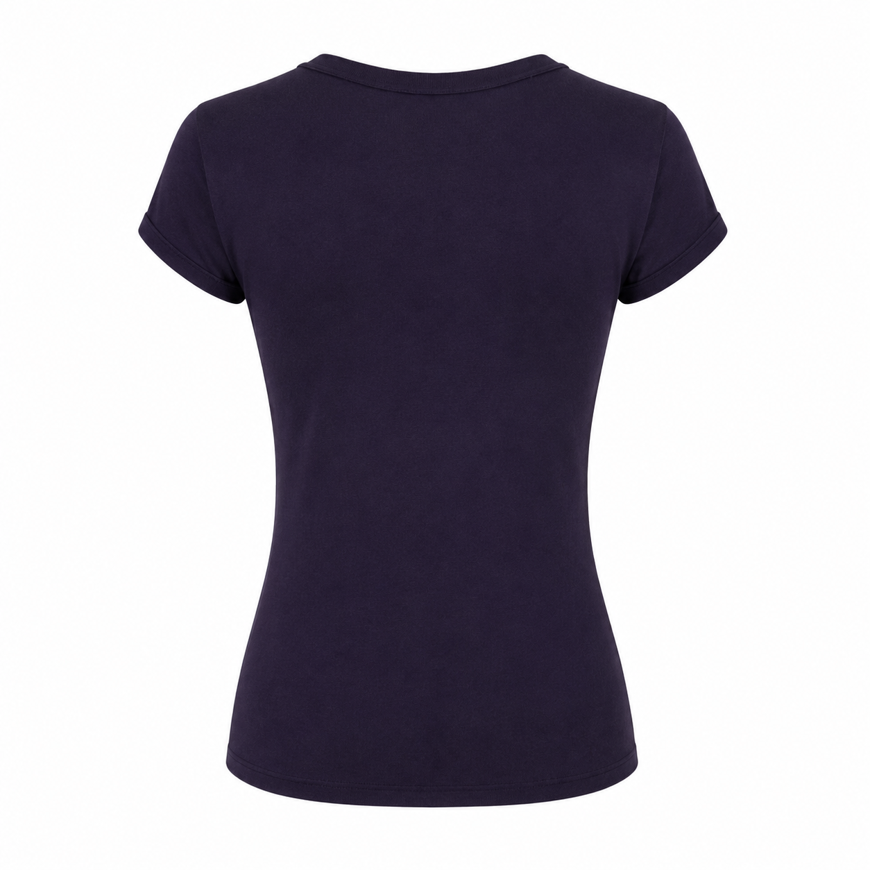 Purple Cavalli Logo T-Shirt Rhinestone Cotton Top Size M