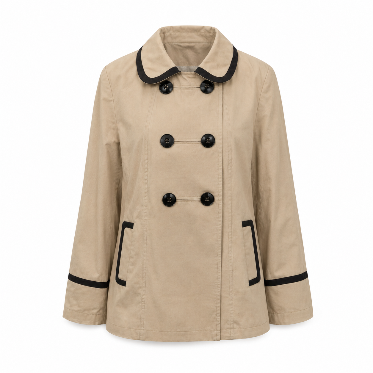 Short Detail Trench Coat