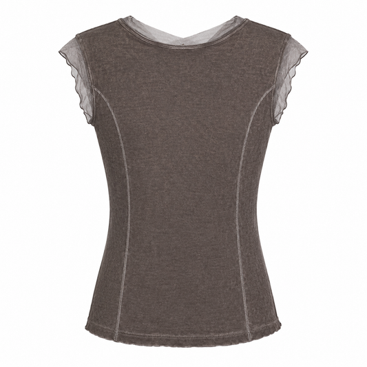 Mesh Detail Tshirt