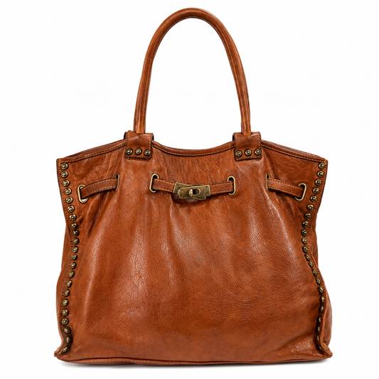Cognac Slouchy Firkin