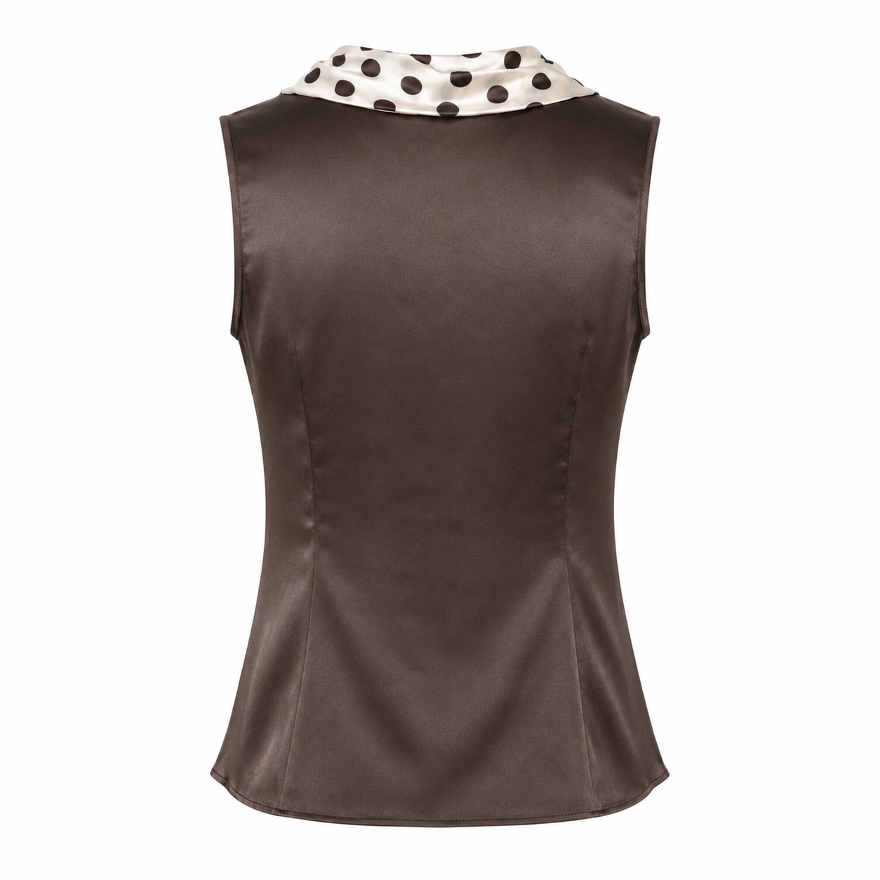 Silk Scarf Detail Top