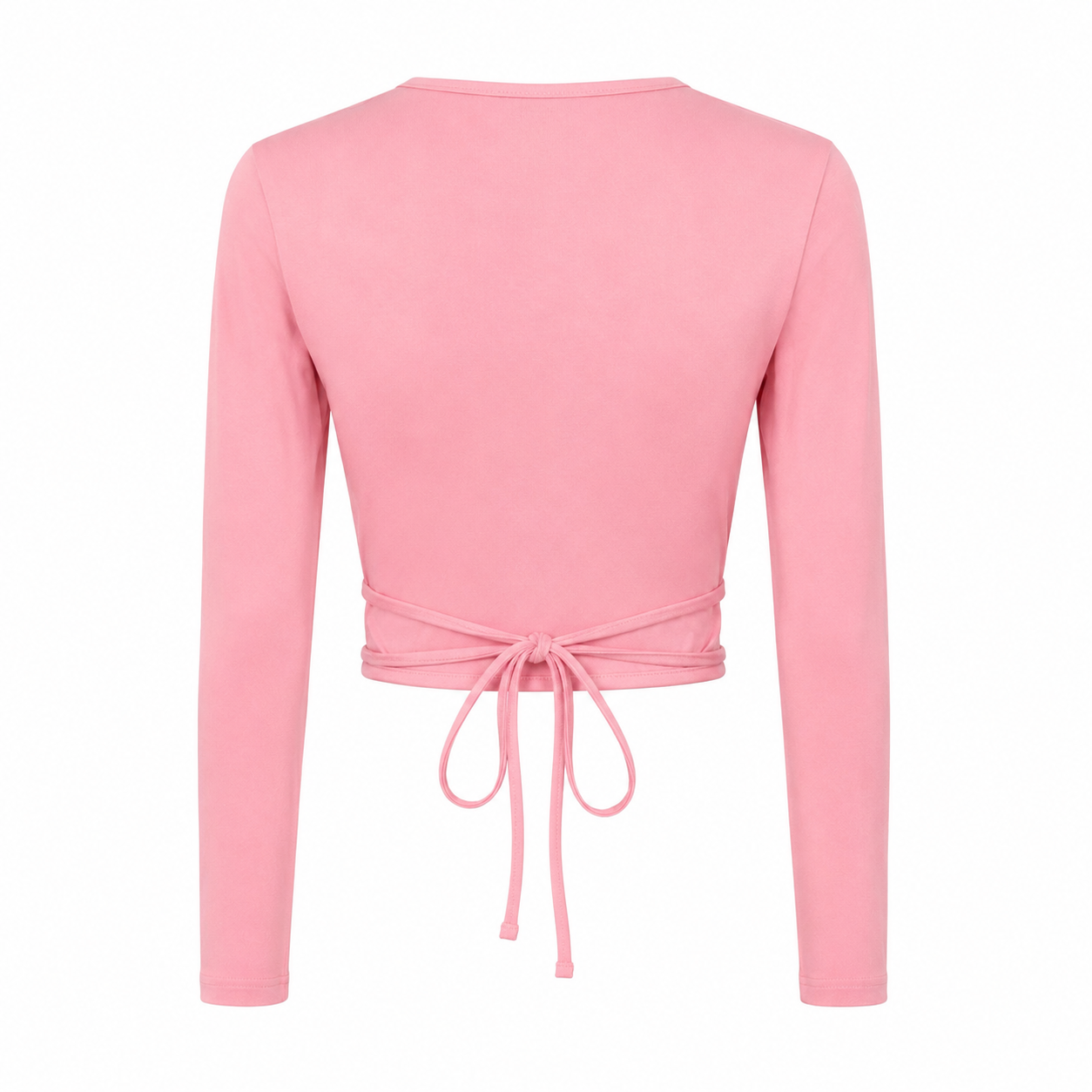 Pink Printed Wrap Top