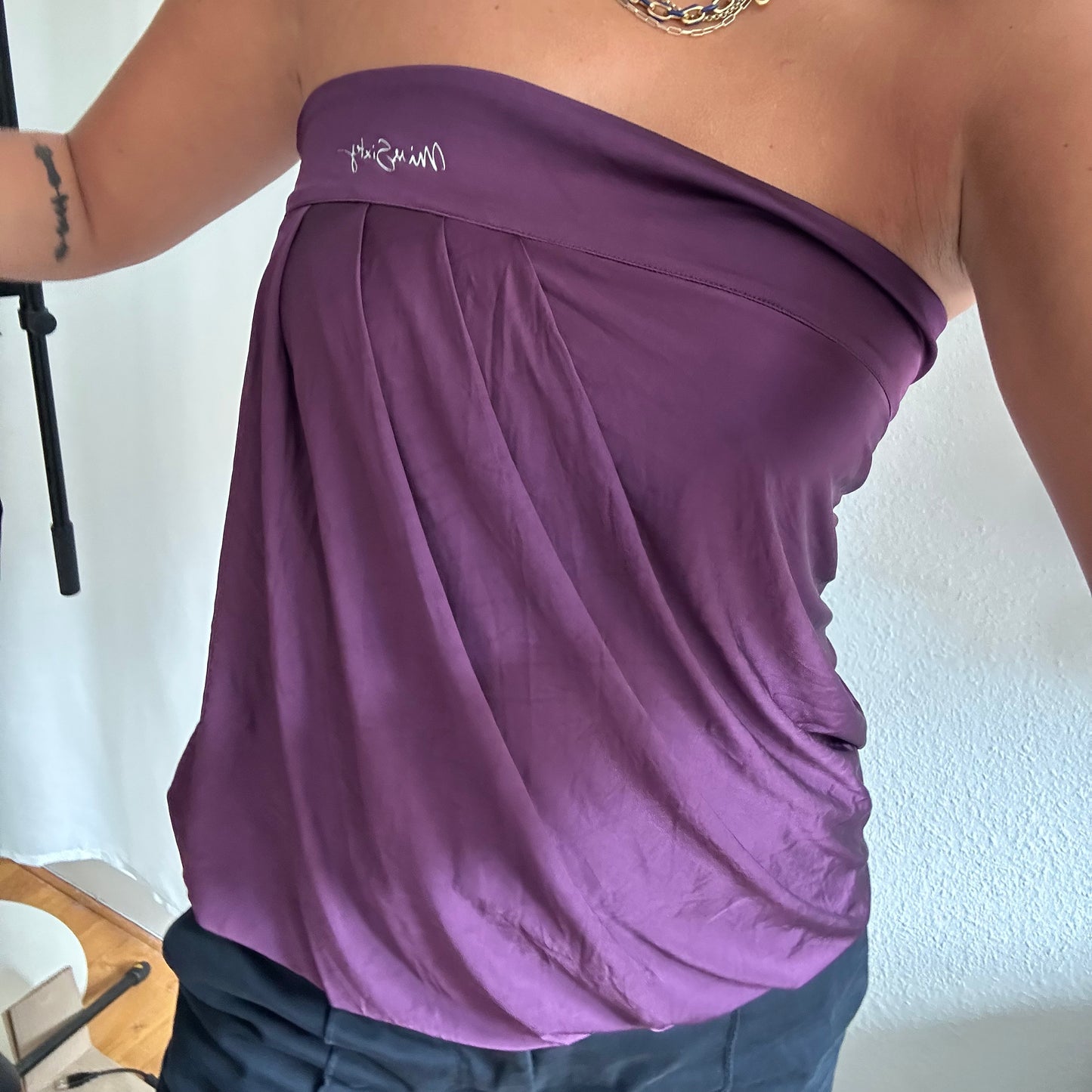 Purple Detail Tube Top