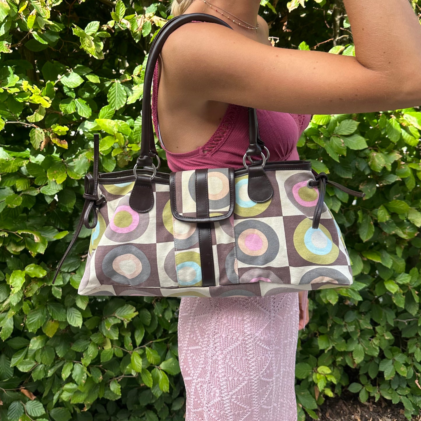 Retro Canvas Shoulder Bag