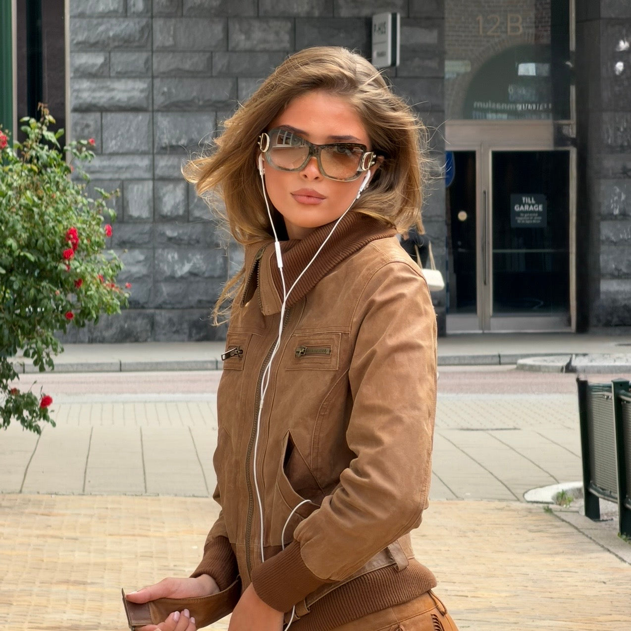Christian Dior Airspeed 2 Tortoiseshell Shield Sunglasses