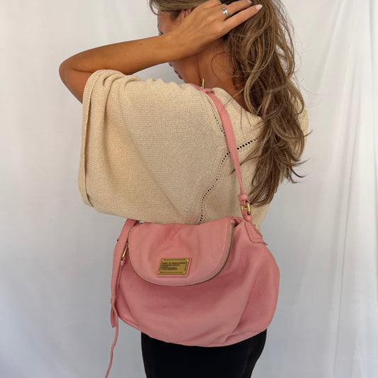 Marc by Marc Jacobs Pink Pebbled Leather Bag