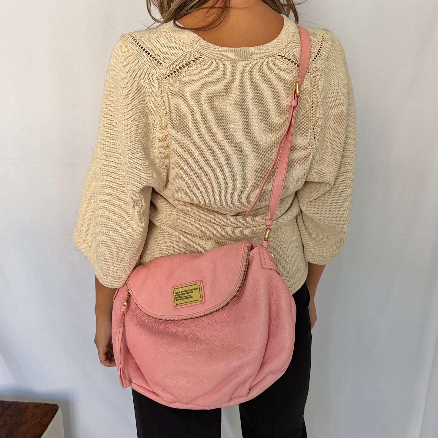 Marc by Marc Jacobs Pink Pebbled Leather Bag