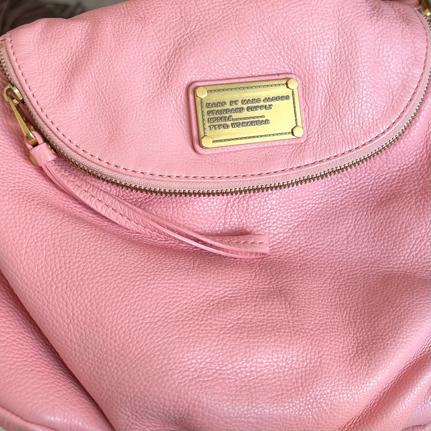 Marc by Marc Jacobs Pink Pebbled Leather Bag