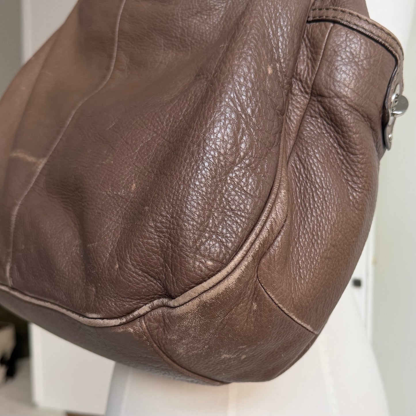 Marc by Marc Jacobs Brown Leather Shoulder Bag – Large Hobo