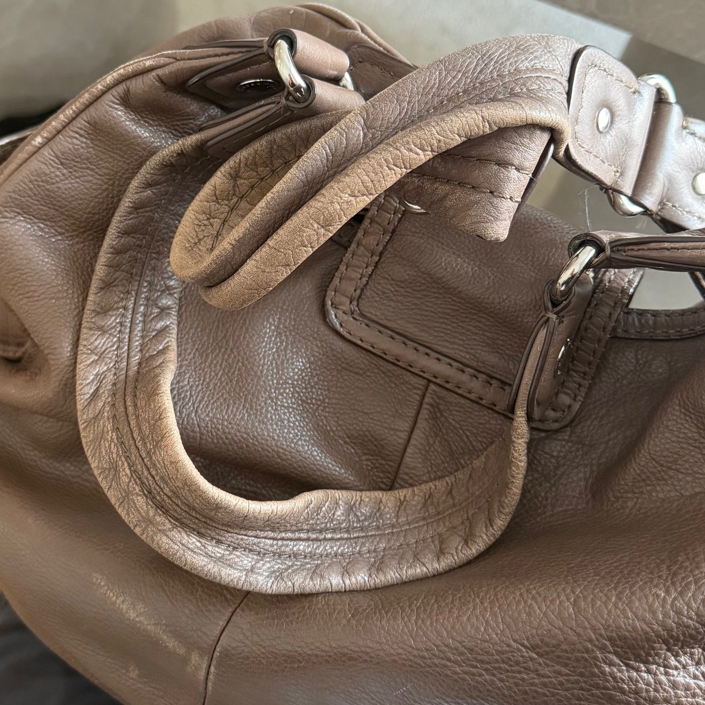 Marc by Marc Jacobs Brown Leather Shoulder Bag – Large Hobo
