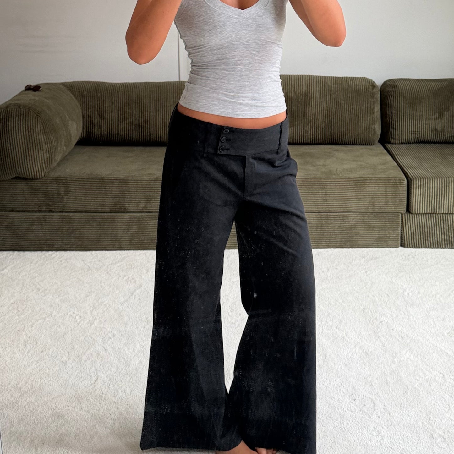 Wide Pin Stripe Pants