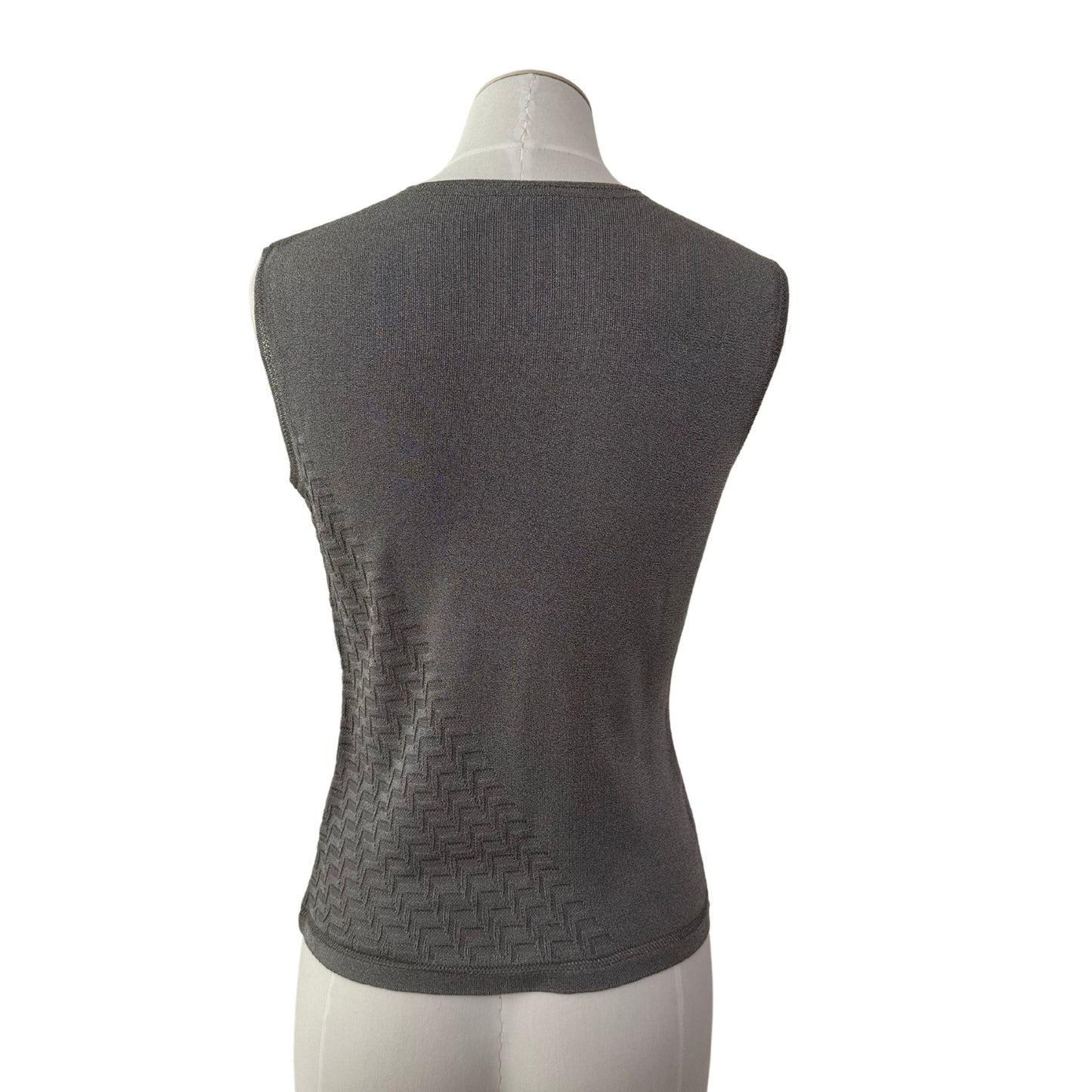 Silver Sleeveless Top - Escada