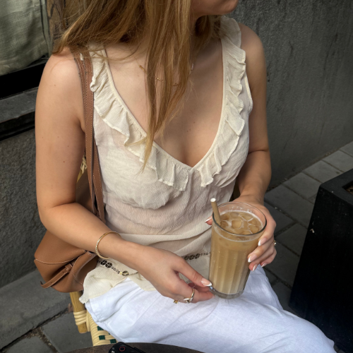 Boho Flowy Detail Tank Top